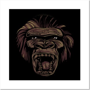 Angry Gorilla Posters and Art